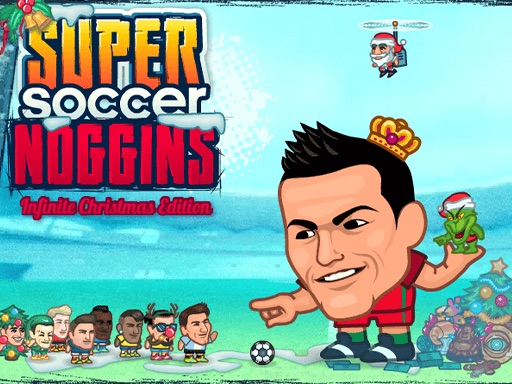 Play Super Soccer Noggins - Xmas Edition on Baseball 9