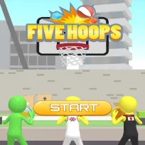 PLay Basketball Five Hoops now!