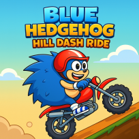 Play Blue Hedgehog Hill Dash Ride now!